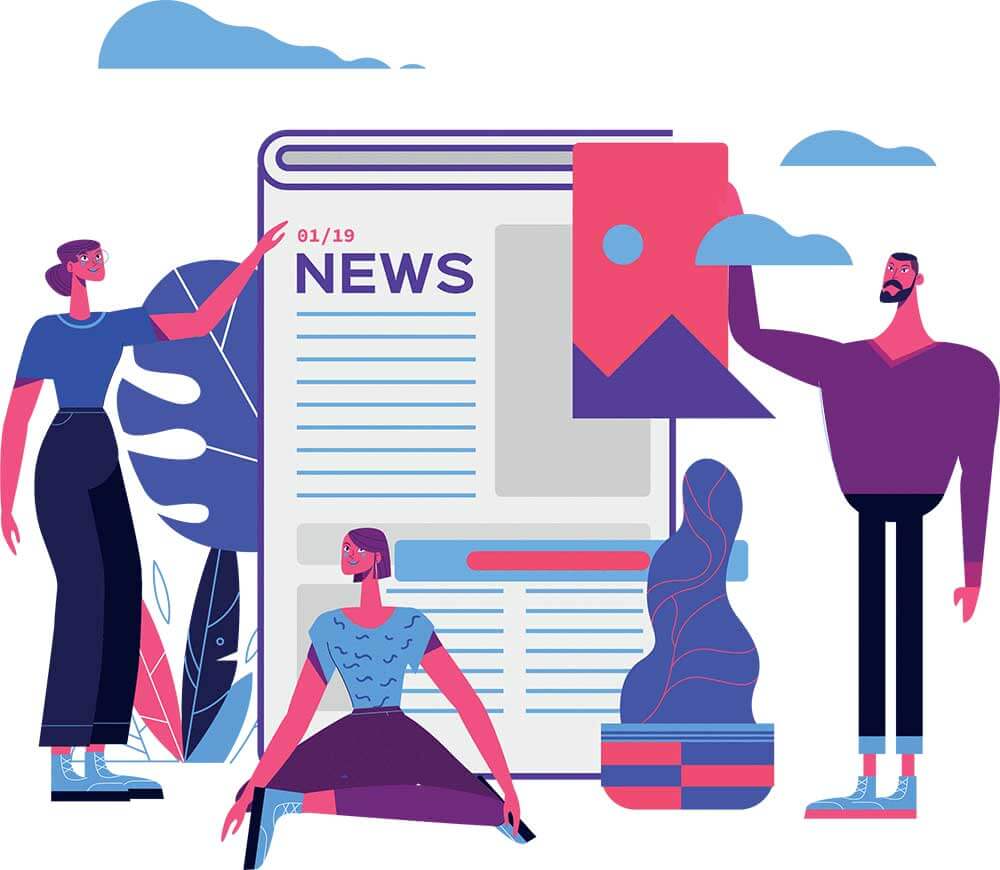 The news page